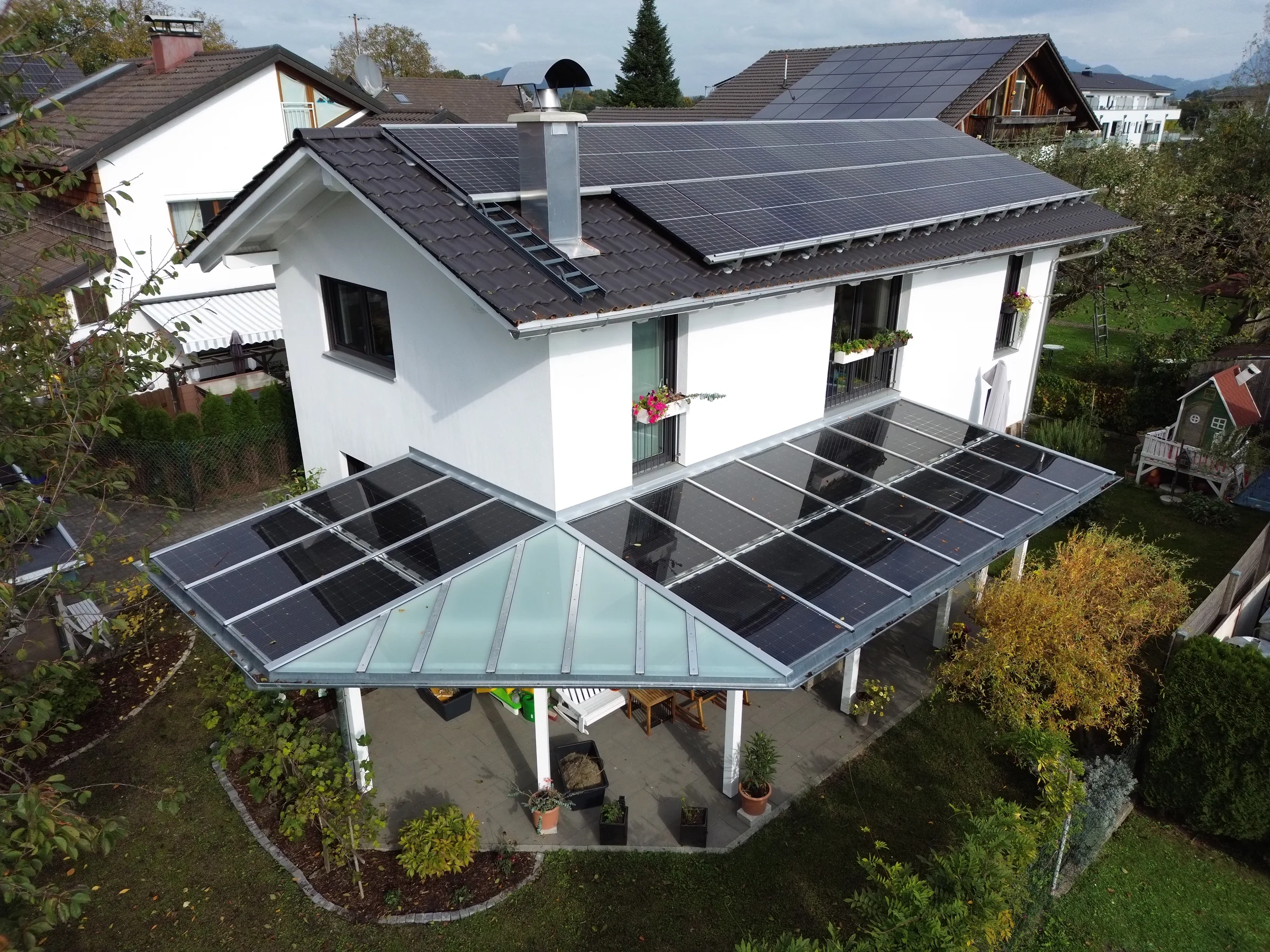 Photovoltaikanlage in Ainring mit 8,8 kWp, Privatanlage