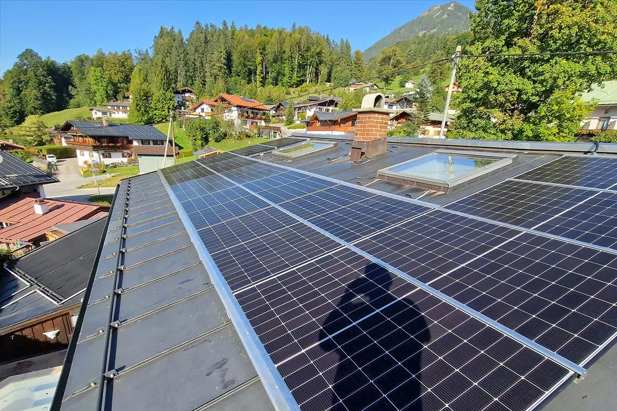 Photovoltaikanlage in Schönau am Königssee mit 17 kWp, Privatanlage