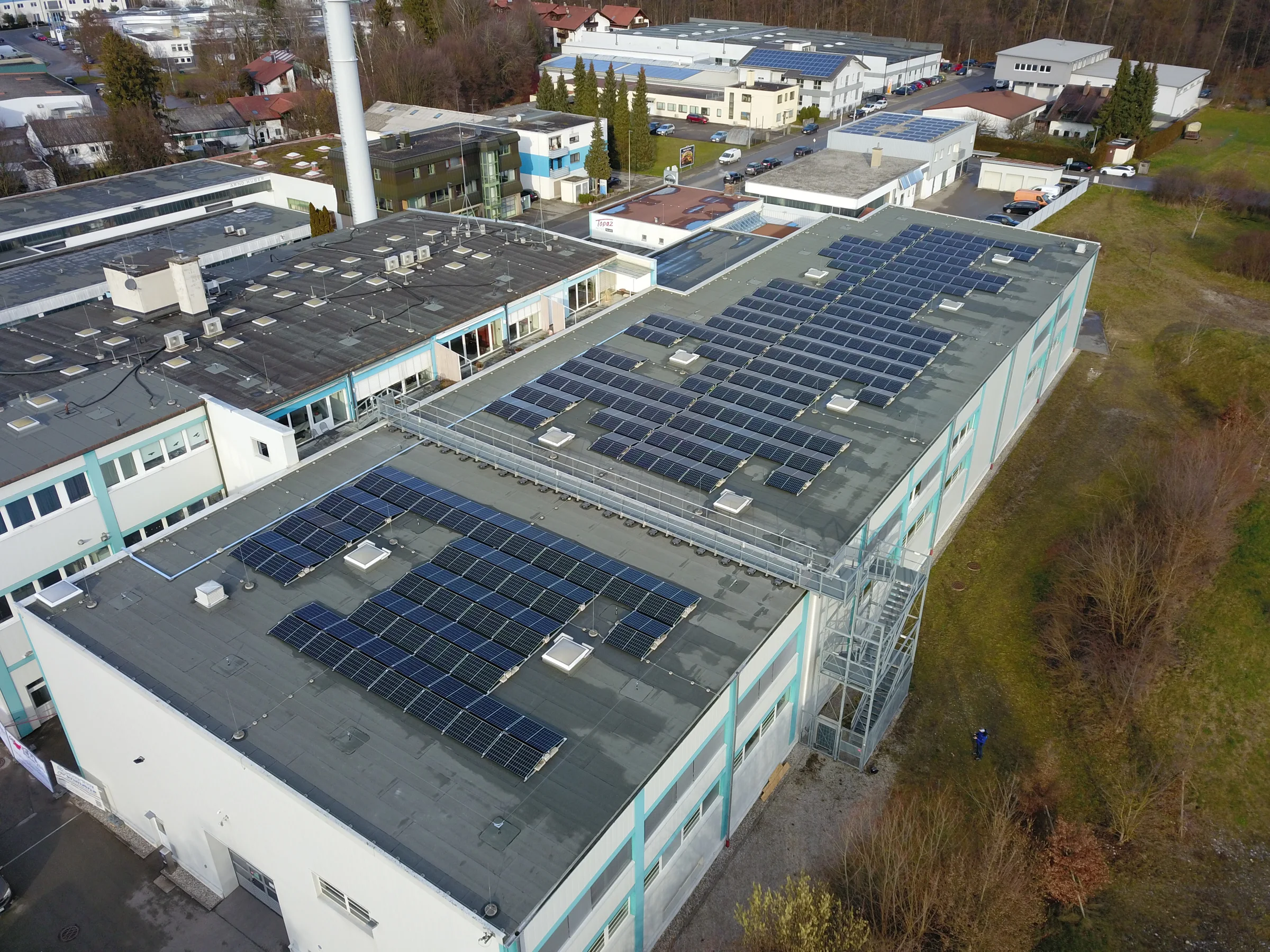 Photovoltaikanlage in Freilassing mit 140,25 kWp, Gewerbeanlage