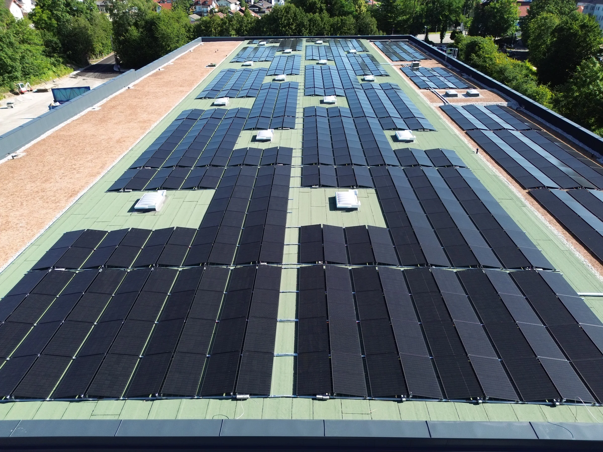 Photovoltaikanlage in Hammerau mit 50 kWp, Gewerbeanlage