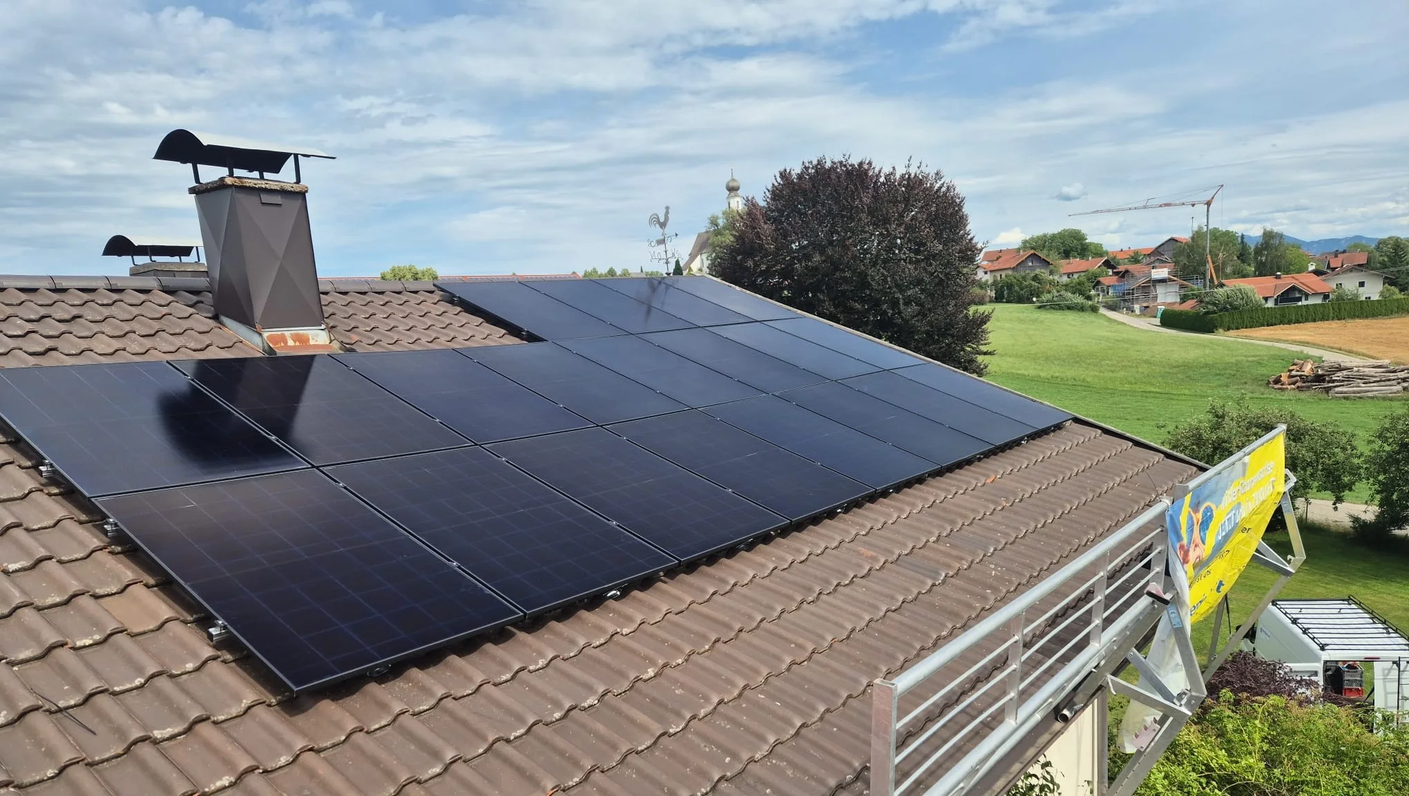 Photovoltaikanlage in Nußdorf mit 9,6 kWp, Privatanlage