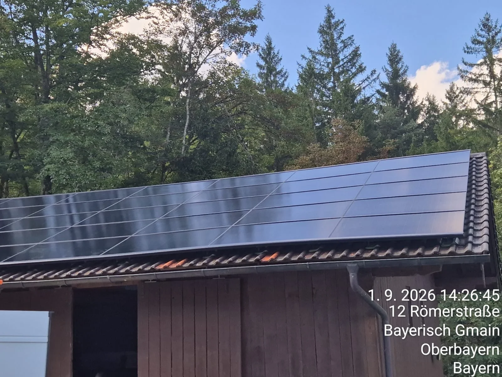 Photovoltaikanlage in Bayerisch Gmain mit 16,8 kWp