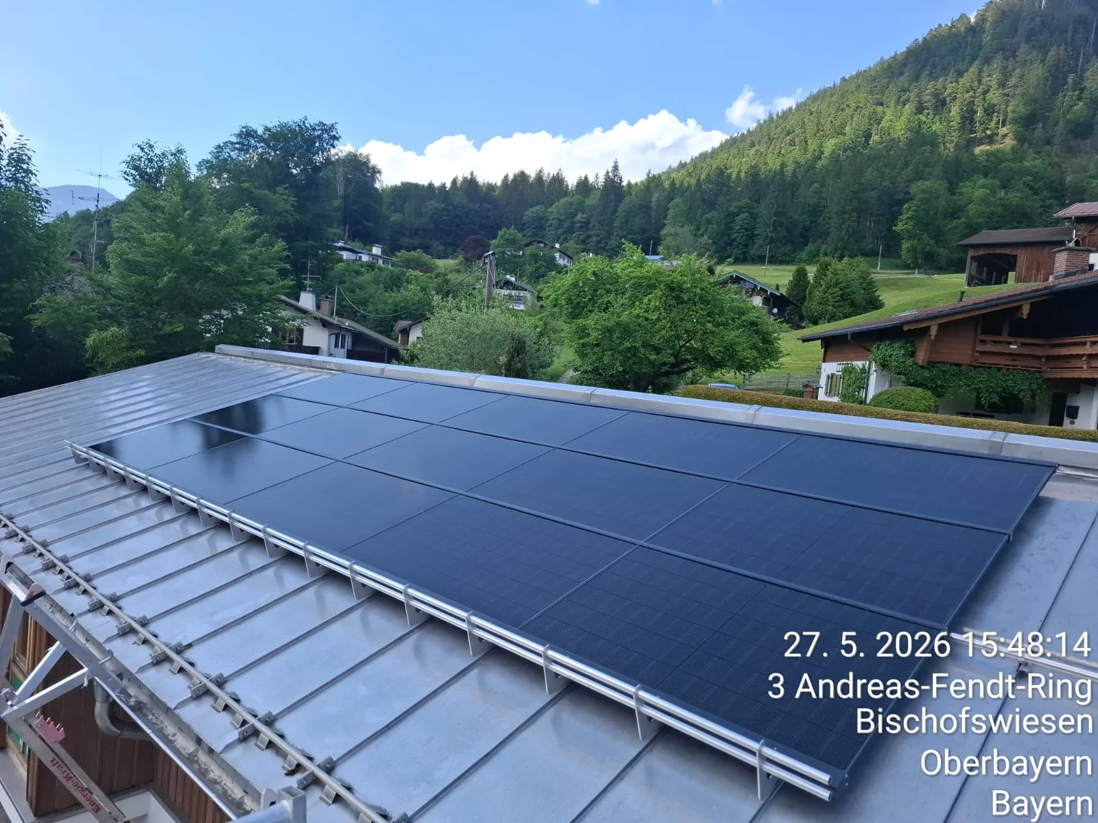 Photovoltaikanlage in Bischofswiesen mit 20,7 kWp